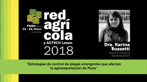 "Estrategias de control de plagas emergentes que afectan la agroexportación de Piura"