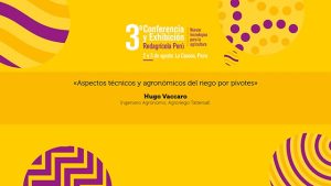 "Aspectos técnicos y agronómicos del riego por pivotes"