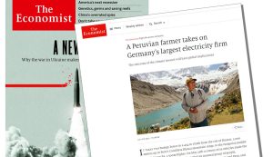 The Economist destaca lucha de campesino peruano contra gigante energético alemán