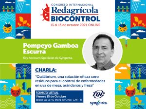 Ponencia mostrará una de las vías para controlar enfermedades en uva de mesa, arándano y fresa