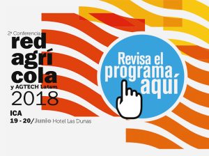 Programa de la 2ª Conferencia Redagrícola Ica 2018