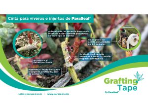 Cinta autosellante, clave para asegurar el éxito de los injertos y protegerlos de patógenos