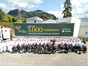 3.000 contenedores fruto del amor y los sueños del agro colombiano