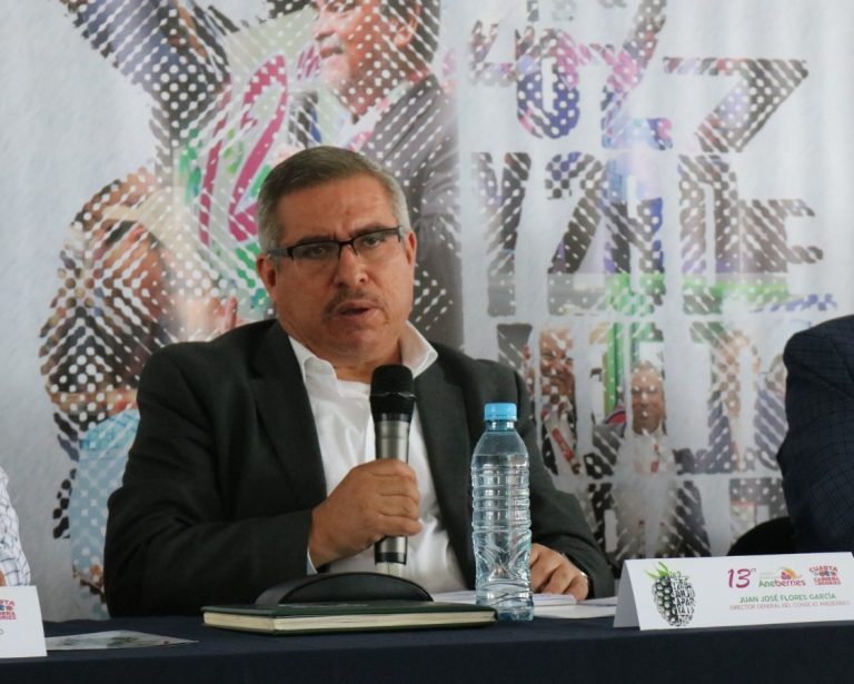 El Director General de Aneberries, Ing. Juan José Flores García